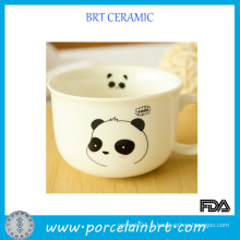 Tasse en céramique sur mesure avec Cute Hello Panda Head